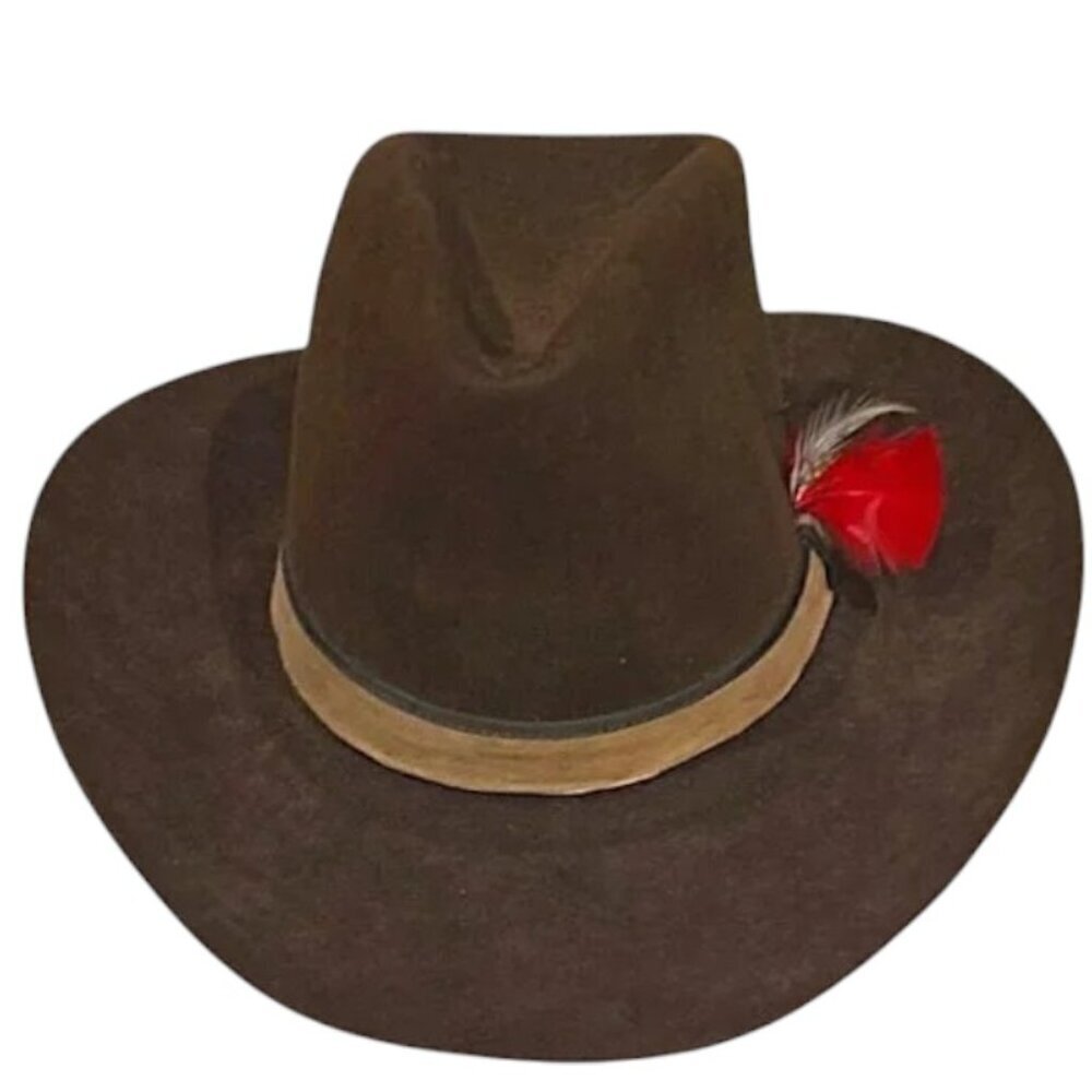 Vintage Dorian 7X Handmade Western Cowboy Hat Brown